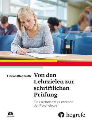 cover image of Von den Lehrzielen zur schriftlichen Prüfung